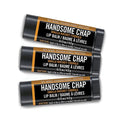 Natural Lip Balm Set - 3 Pack with Vanilla Whisky Flavor, Organic & Cruelty-Free