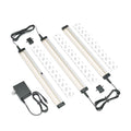 Under Cabinet LED Lighting Kit 3-Pack Dimmable Touchless Control Warm White 12in