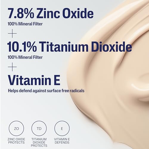 Cetaphil Tinted Sunscreen SPF 40 Face Lotion 1.7 Fl Oz Pack of 2 - Broad Spectrum Mineral