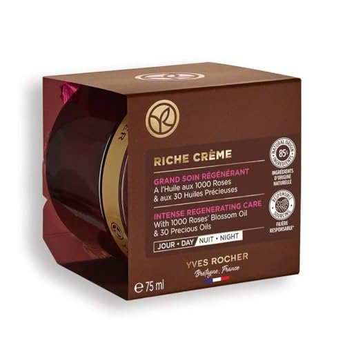 Yves Rocher Riche Cr?me Face Aging Mature Skin Day & Night Cream Women Skin Care Anti Wrinkle - 75 ml./2.5 fl.oz.