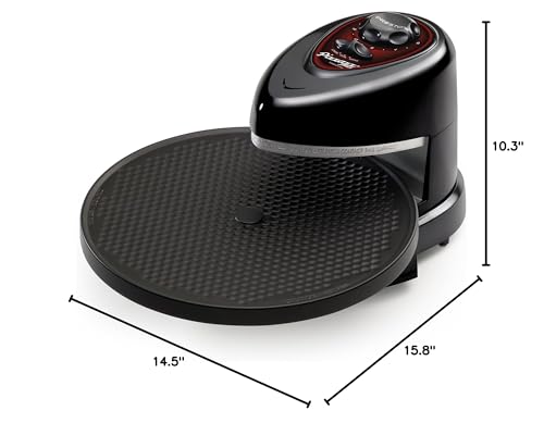 Presto Pizzazz Plus Rotating Pizza Oven - Black Countertop Toaster Oven