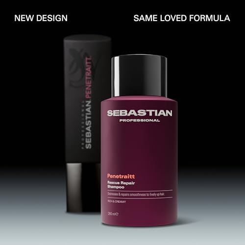 Sebastian Professional Penetraitt Shampoo 9.4 Fl Oz for Damaged Hair Repair