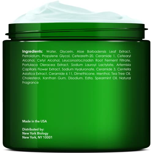 Tea Tree Foot Cream & Body Moisturizer Set for Dry Cracked Skin