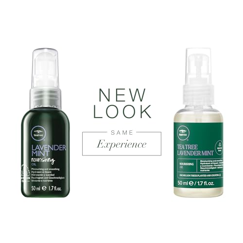 Tea Tree Lavender Mint Nourishing Oil, Multi-Benefit Treatment Oil, Moisturizing + Smoothing, For Coarse, Curly + Dry Hair, 1.7 fl. oz.