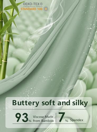 Meiz Sage Green 60-Inch U-Shaped Pregnancy Pillow for Comfortable Sleep
