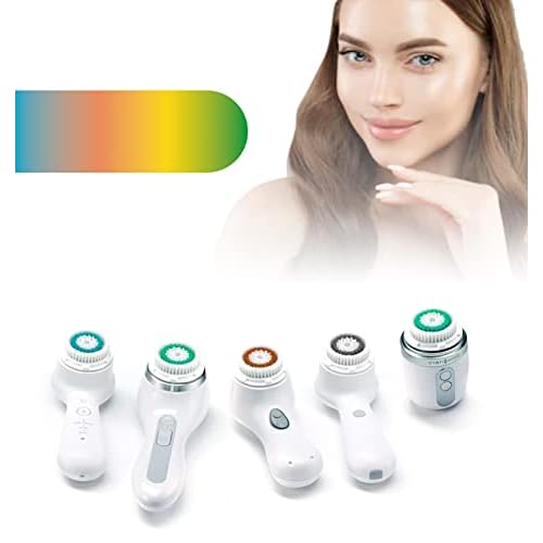 Combo Pack Replacement Brush Heads ? Compatible with Clarisonic Mia 1, Mia 2, Mia Fit, Alpha Fit, Smart Profile Uplift ? 4 Pack (Acne, Sensitive, Deep Pore, Radiance)