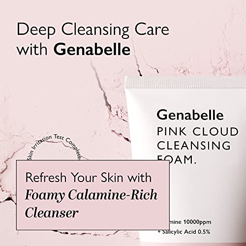 Gentle Hydrating Face Cleanser with Salicylic Acid & Calamine - Deep Cleansing Foam for Oily & Sensitive Skin - 5.07 fl oz