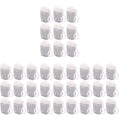 7x4cm Transparent Refillable Travel Bottles with Hook, 4 Pack
