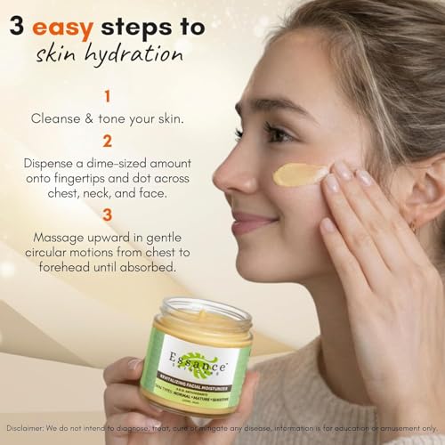Lightweight Facial Moisturizer with Sea Buckthorn - 4oz Hydrating Face Cream