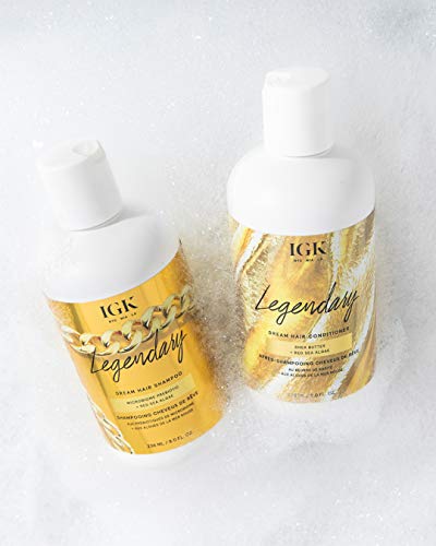 IGK Legendary Dream Hydrating Conditioner 8 Fl Oz for Dry Color-Treated Hair