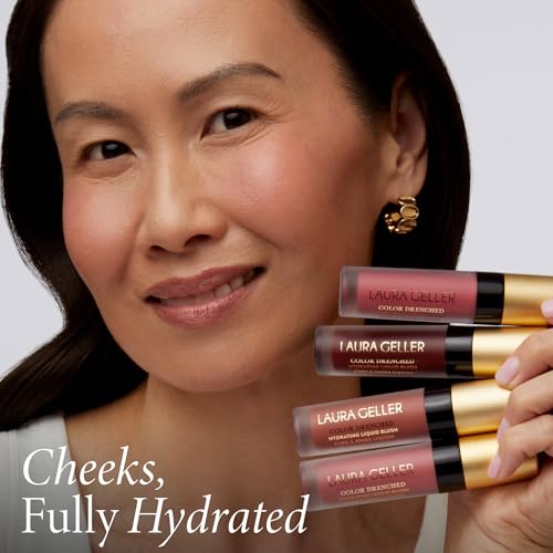 Liquid Blush Peach Nude Hydrating Buildable Face Makeup for Dry Skin - Laura Geller