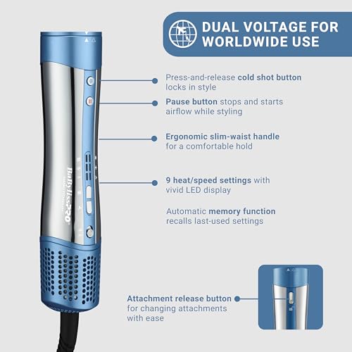 BaBylissPRO Style|Switch Ionic Multi-Styler, Air-Styler and Hair Dryer, Dual Voltage
