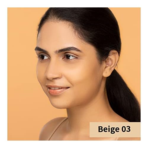 Nykaa Cosmetics All Day Matte Compact Powder - Face Powder for Flawless Finish - Pressed Powder Infused with Vitamin E - 03 Beige - 0.28 oz