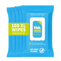 TBH Kids XL Wipes for Kids and Teens ?Extra Large Wipes, Alcohol Free Disposable Washcloths, Unscented Cleansing Cloths for Teen Girls & Boys ? 5 pk (100ct total)