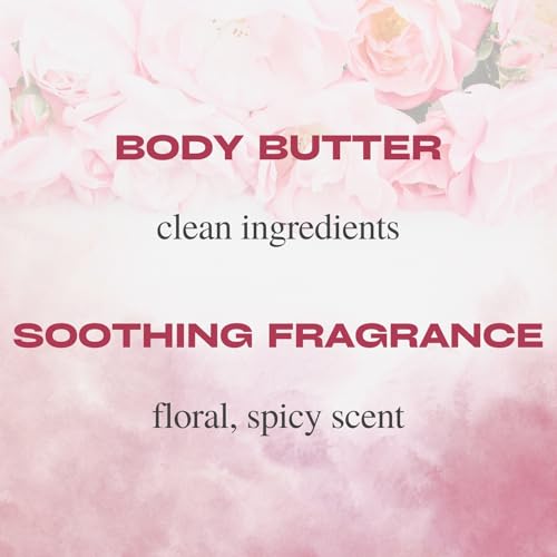 Moisturizing Body Cream for Dry Skin with Floral Spicy Scent - 6.7 oz