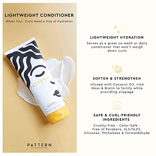 PATTERN Beauty Lightweight Curl Conditioner with Biotin for Fine & Curly Hair
