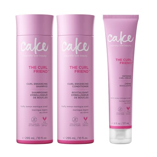 Curl Friend Curl Defining Shampoo, Conditioner & Cream Set with Avocado & Argan Oil