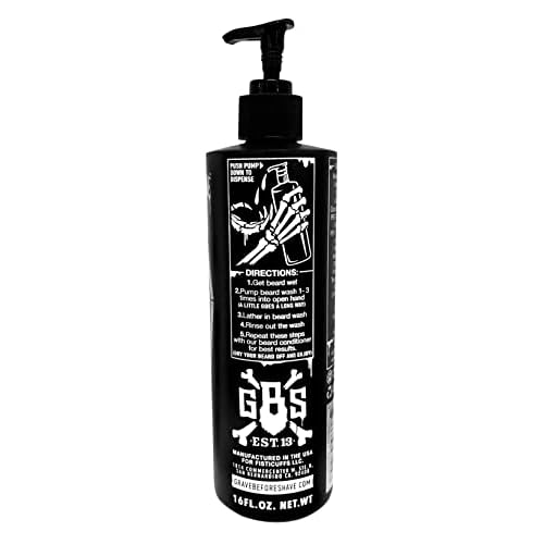 Grave Before Shave¢â Beard Wash & Beard Conditioner Pack 16 oz Large pumptop bottles
