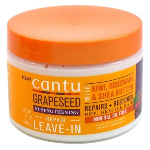 Cantu Grapeseed Leave in Conditioning Cream, 12 oz