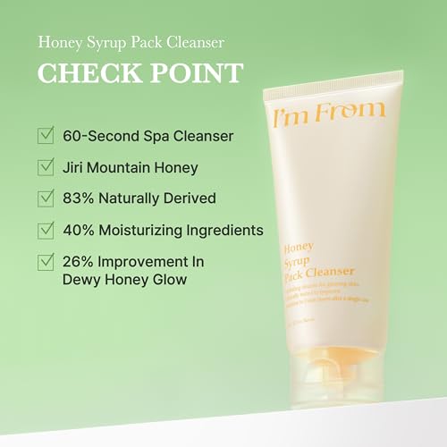 Hydrating Honey Syrup Mask-to-Foam Facial Cleanser - Dewy Glow, 4.06 fl oz