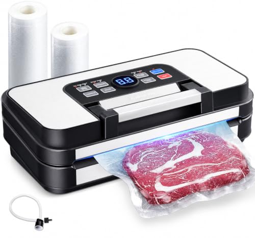 Beelicious Pro 95Kpa Dual-Pump Food Vacuum Sealer with Double Heat Seal