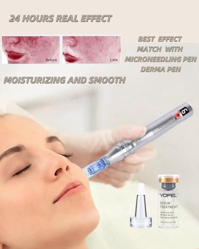 Hyaluronic Acid Serum Kit for Microneedling Face & Neck - 4 Vials