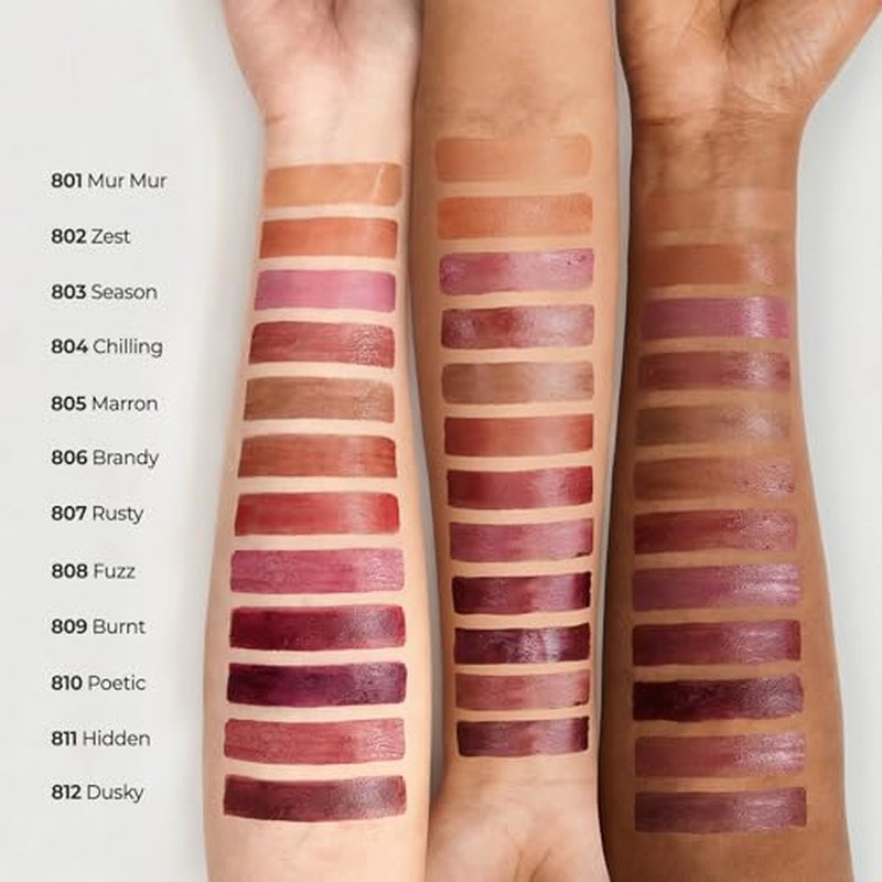 Laka Devil Lip, 3.7g/0.13oz, Vivid color Lipstick, Long-Lasting Bold Stian, Hydrating & Melting Glow with Non-Creasing, K-Beauty (#803 Season)