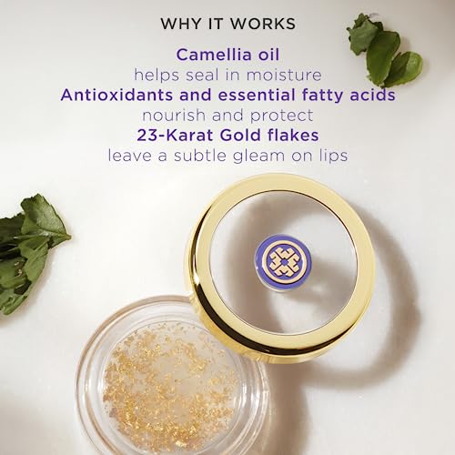 TATCHA Camellia Gold Spun Lip Balm - Nourishing Moisturizer with 23K Gold