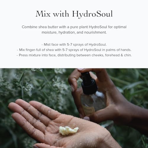 Organic Shea Body Butter for Dry Skin - Patchouli Vanilla Moisturizer, Face & Body