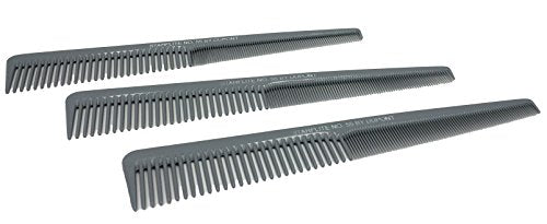 G.B.S 3-Pack Starflite Barber Combs Unbreakable Hair Styling Tool