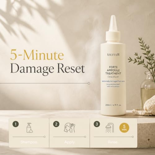 Treecell Forte Ampoule Hair Treatment 200ml – Deep Repair for Damaged, Dry Hair