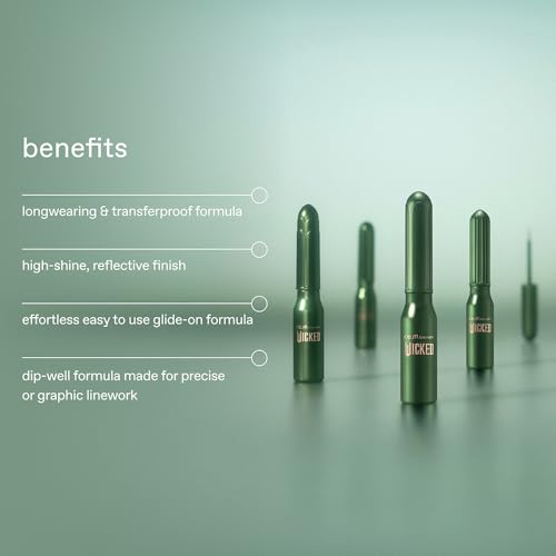 Metallic Eyeliner Set - Emerald City Inspired, Long-Wearing & Smudge-Resistant, 4 Shades