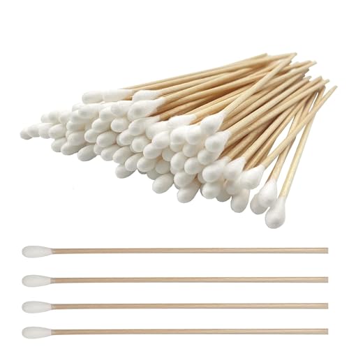 Long Cotton Swabs with Wooden Handle - 2000pcs for Ear & Surface Cleaning - Variation of 2000