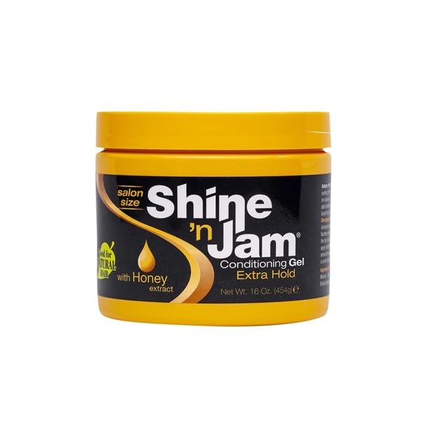 Honey Scent Conditioning Hair Gel - Extra Hold 16oz Jar, Pack of 3