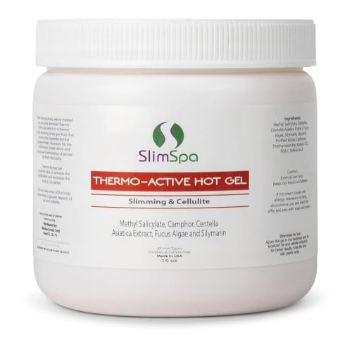 Slim Spa Thermo-Active Hot Gel 16 oz for Inch Reduction & Cellulite
