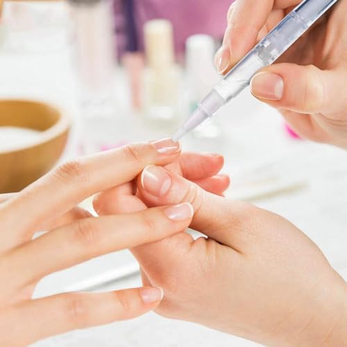 40 Pack Empty Cuticle Oil Pens with Stickers – 3ml Nail & Lip Oil Applicators