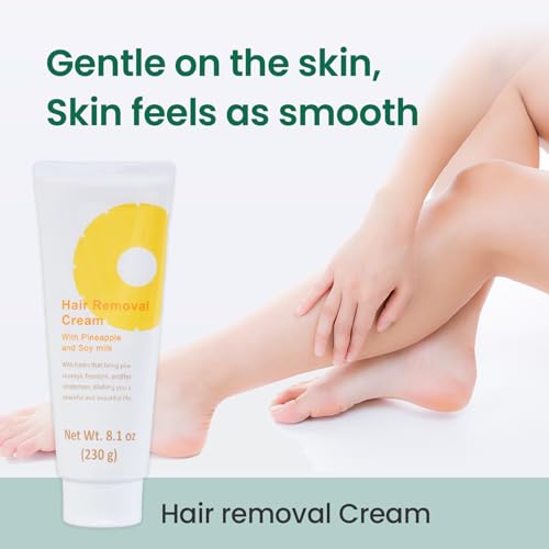 Hair Removal Cream & Lotion Set - Pineapple & Soy Milk, 2 Pack, 5.81 oz