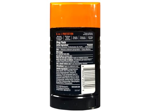 Right Guard Xtreme Defense 5 Anti-Perspirant & Deodorant Pack of 5 - Fresh Blast 2.6 Oz
