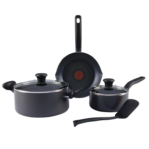 Nonstick Cookware Set 6-Piece Oven Safe up to 350°F - Black Variation