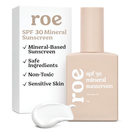 Roe Wellness Baby Mineral Sunscreen SPF 30 1.76 oz - Reef Safe, Non-Greasy, Paraben-Free, For Toddlers & Newborns