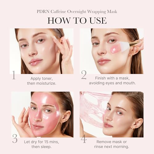 Medicube Pink Collagen Wrapping Mask Duo with Jelly Brush - Elasticity & Hydration
