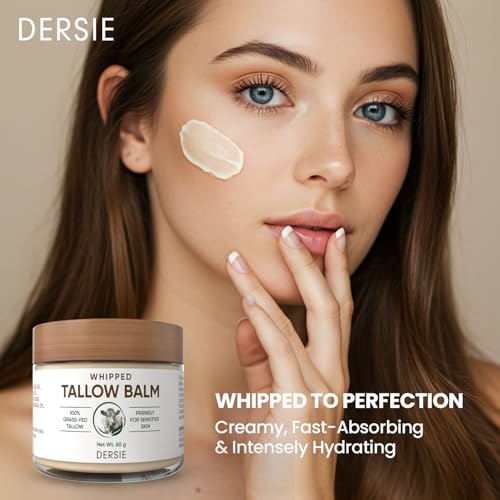 Soft Blossom Whipped Tallow Cream for Deep Hydration & Skin Barrier Repair - 2.1 oz, Pack of 2
