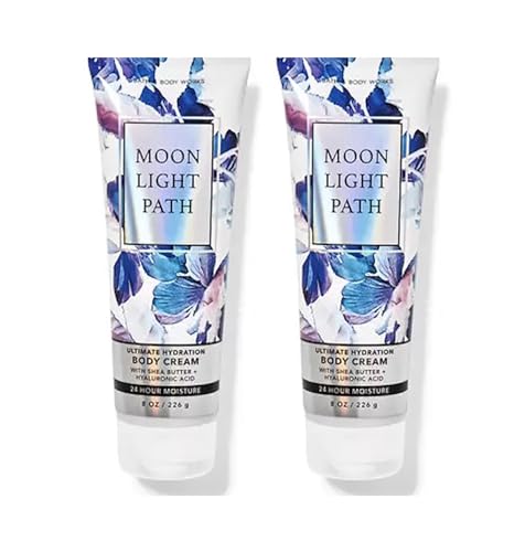 Bath & Body Works Hydration Body Cream Duo - Moonlight Path 8 Fl Oz