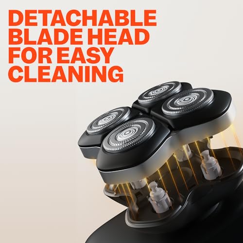 Freebird FlexSeries Pro Head & Body Electric Shaver Kit, Waterproof & Cordless