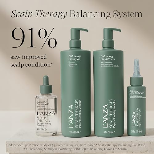 L'ANZA Scalp Therapy Balancing Clarifying Shampoo 32 Fl Oz - Gentle & Nourishing