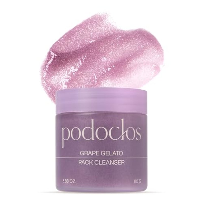 Grape Gelato Pack Cleanser | Face & Body Exfoliating Cleanser, Gentle on Skin, Tough on Dead Cells, Plant-Based Scrub, Honey Cica¢â & Grape Extracts, Korean Skin Care | 3.88 oz