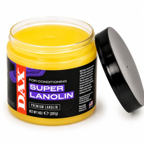 DAX Super Lanolin Hair Conditioning Treatment - 14 Oz, Pack of 2 - Moisturizing Fragrance-Free Hair Mask