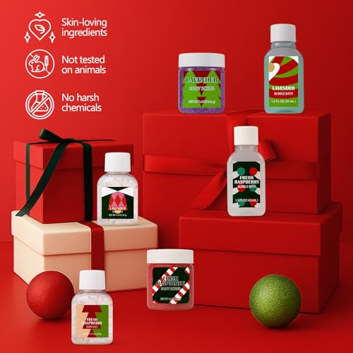 BFFLOVE Red Beauty Advent Calendar 2025 with Hand Cream & Spa Gifts for Women & Girls