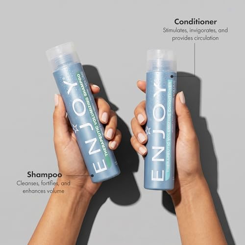 Therapeutic Volumizing Conditioner for Fine & Thinning Hair - Cooling Peppermint & Menthol, Lightweight, Color-Safe, 10.1 Fl Oz
