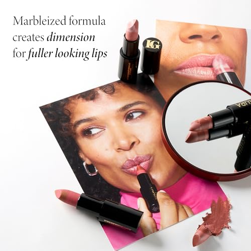 LAURA GELLER NEW YORK Marble Magic Kit: Baked Balance-n-Brighten Powder Foundation, Fair + Baked Blush-n-Brighten, Pink Buttercream + Italian Marble Lipstick, Berry Vanilla